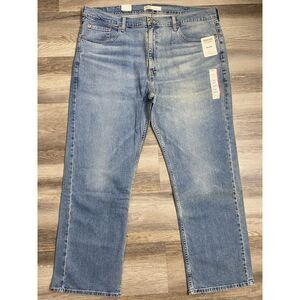 New Mens Signature Levi Strauss Relaxed Blue Jeans 40x30 Flex Moves With You